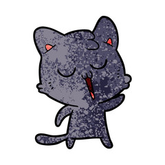 cartoon cat singing