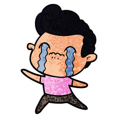 cartoon man crying