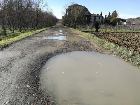 Pozza sulla strada