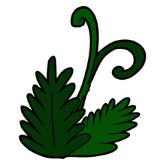 cartoon leaf