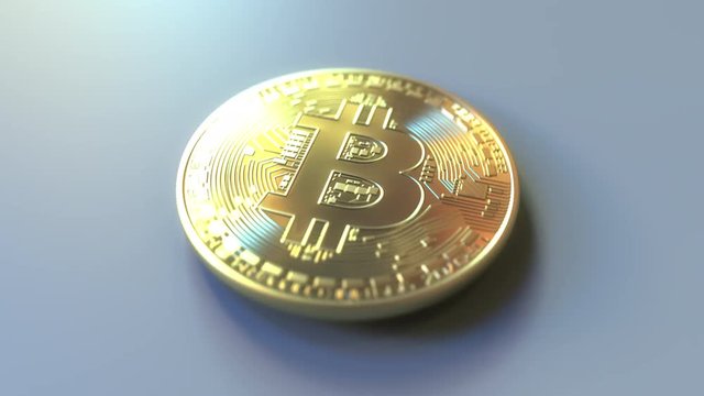 Spinning bitcoin token