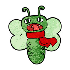 funny cartoon butterfly