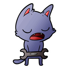 talking cat cartoon