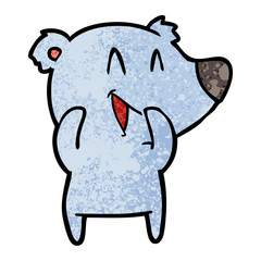 laughing bear cartoon