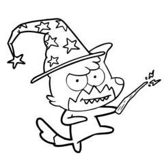 cartoon grinning fox