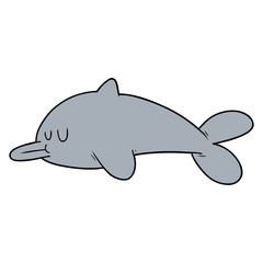 cartoon dolphin