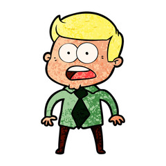 cartoon shocked man