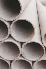 Pipes without naportnye used for construction