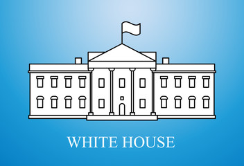 White House simple illustration