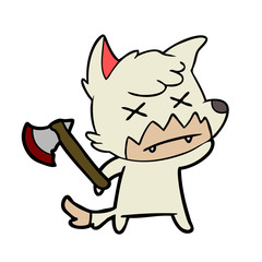 cartoon dead fox