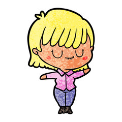 cartoon woman