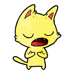 talking cat cartoon