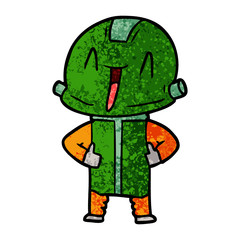 cartoon robot