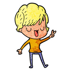 cartoon woman talking