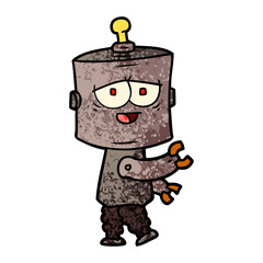 cartoon robot