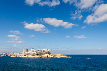 Fototapeta na wymiar Port in Msida on Malta