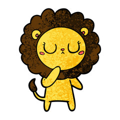 cartoon lion
