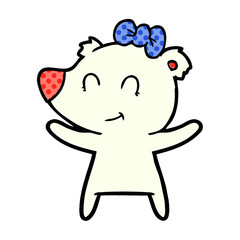 polar bear cartoon