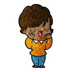 cartoon woman talking