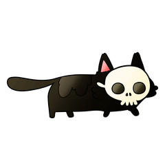 cartoon angry cat