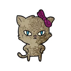 cute cartoon cat