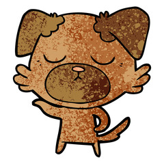 cute cartoon dog