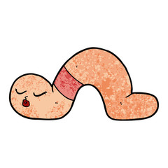 cartoon worm