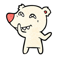 Obraz premium polar bear cartoon