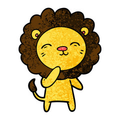 cartoon lion