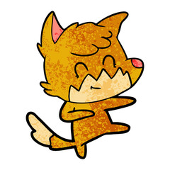 cartoon friendly fox