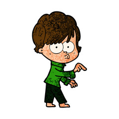 cartoon woman