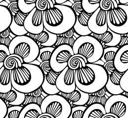 seamles pattern flower