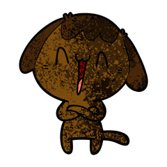 cute cartoon dog