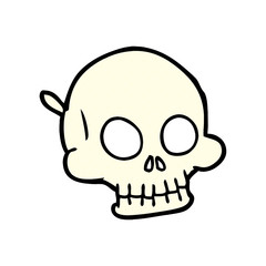 cartoon halloween skull mask