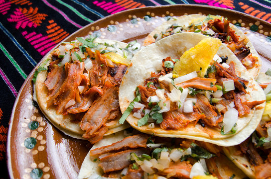 Mexican food: Tacos al pastor