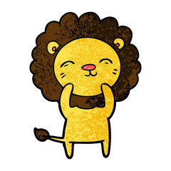 cartoon lion