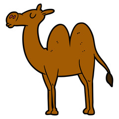 cartoon camel