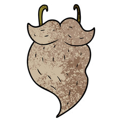 cartoon fake beard