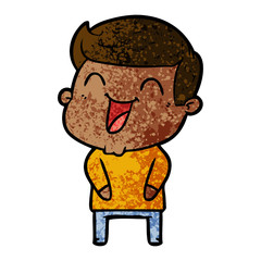 cartoon man laughing