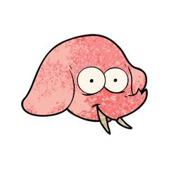 cartoon elephant face