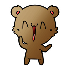 Obraz premium bear cartoon character