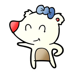 polar bear cartoon