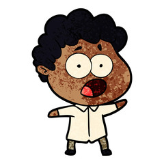 cartoon man gasping in surprise