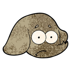 cartoon elephant face