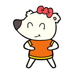 polar bear cartoon