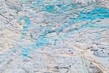  Closeup texture background with  blue, gray, white colors. Vivid colorful detailed vibrant brush...
