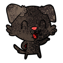 laughing cartoon dog