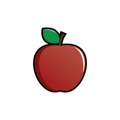 Apple fruit vector design