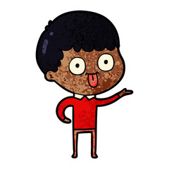 cartoon man staring