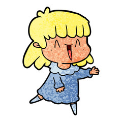 cartoon woman